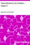 [Gutenberg 5291] • Tales and Novels of J. de La Fontaine — Volume 17